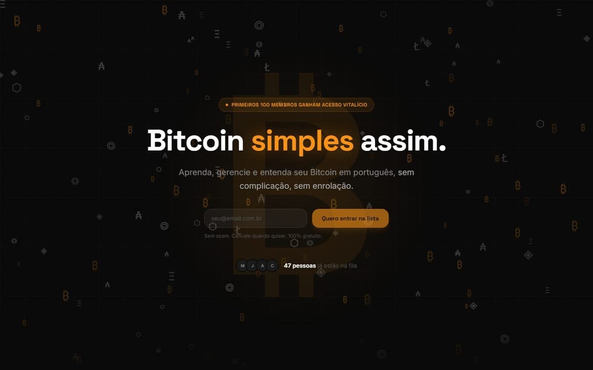 Site do Bitcoin Simples