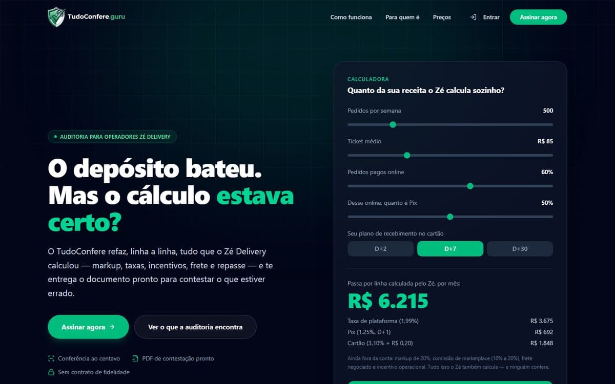 Site do TudoConfere