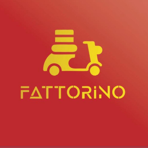 Logo original da Fattorino — o entregador de moto